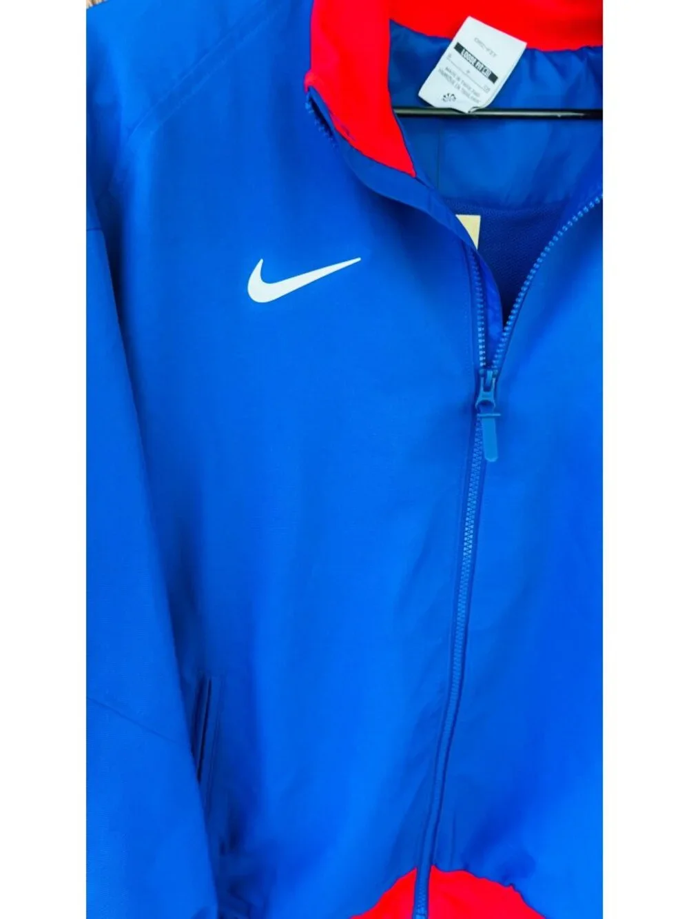 Nike USMNT USA Soccer Jacket Men S Dri-Fit Strike Blue Full Zip Sweater FJ2910-4